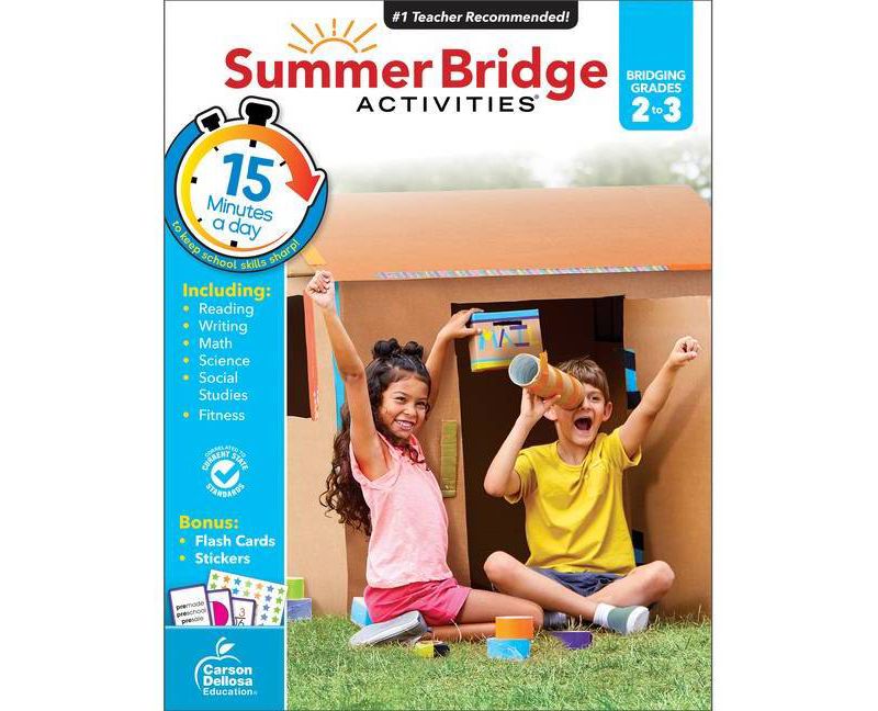 Summer Bridge Activities Grades 2–3 - by CARSON-DELLOSA PUBLISHING LLC (Paperback)