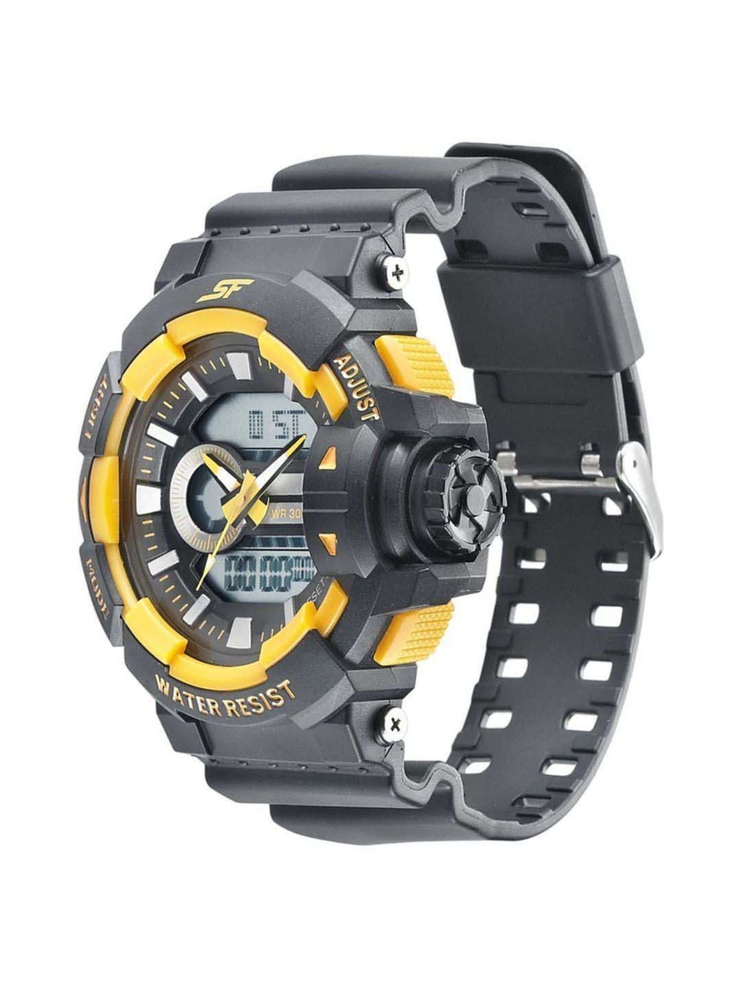 Sonata Super Fiber Economy NS77118PP03W Analog-Digital Watch for Men