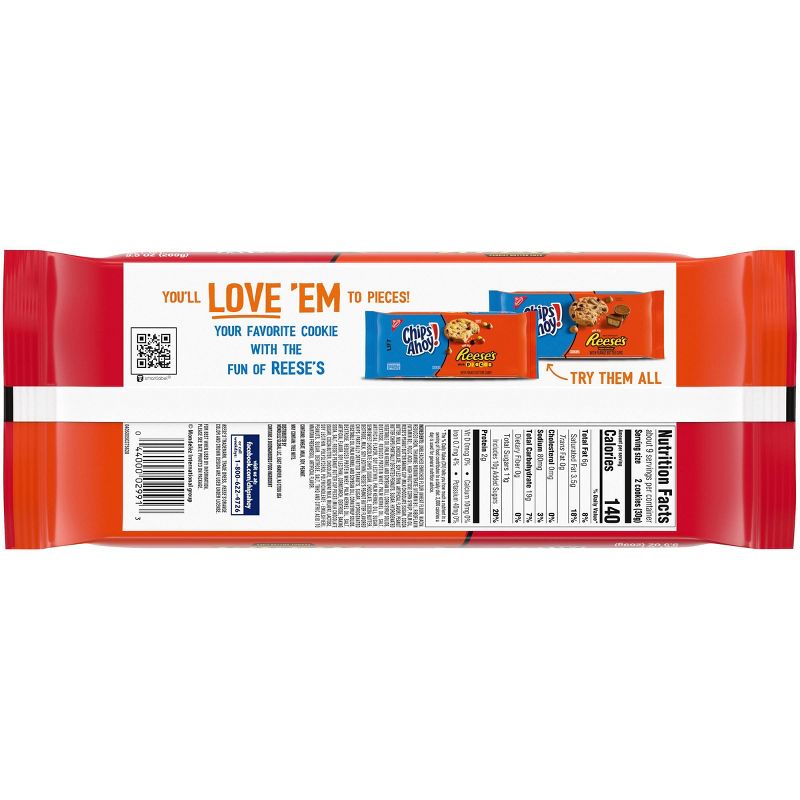 Chips Ahoy! Chewy Chocolate Chip Cookies With Reese's Peanut Butter Cups - 9.5oz