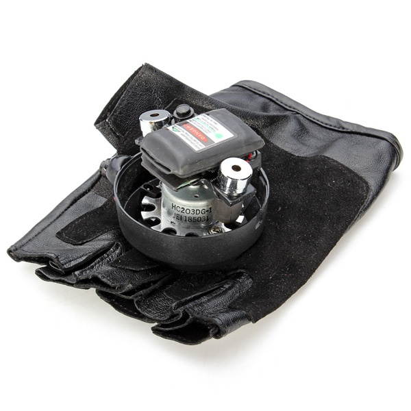 LG02 Gloves 1mw Double Purple Swirl Laser Pointer Gloves 405nm Built-in Battery  Low