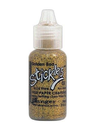 Ranger Stickles Glitter Glue golden rod 0.5 oz. bottle PACK OF 6