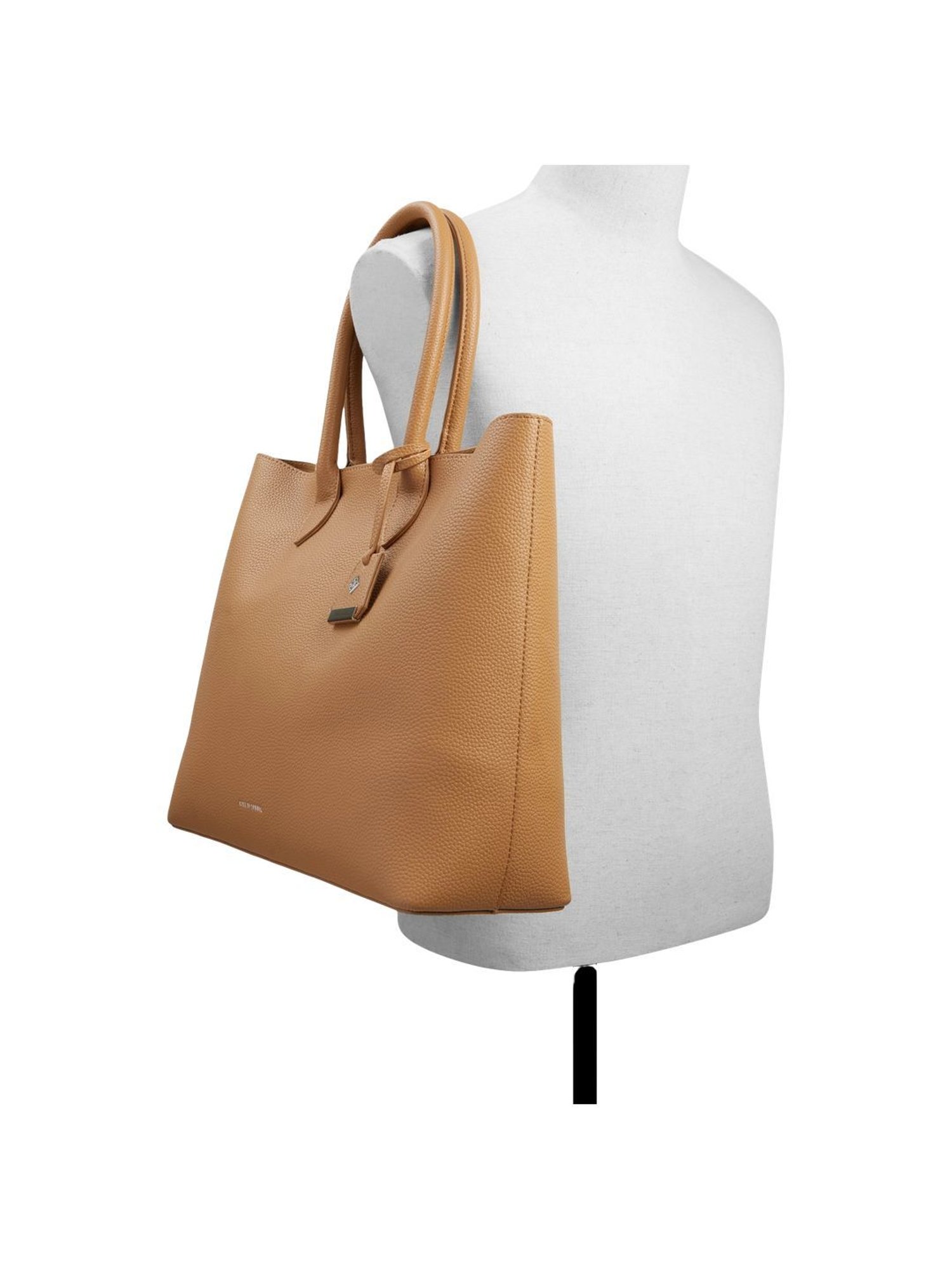 Call It Spring Beige Solid Large Tote Handbag
