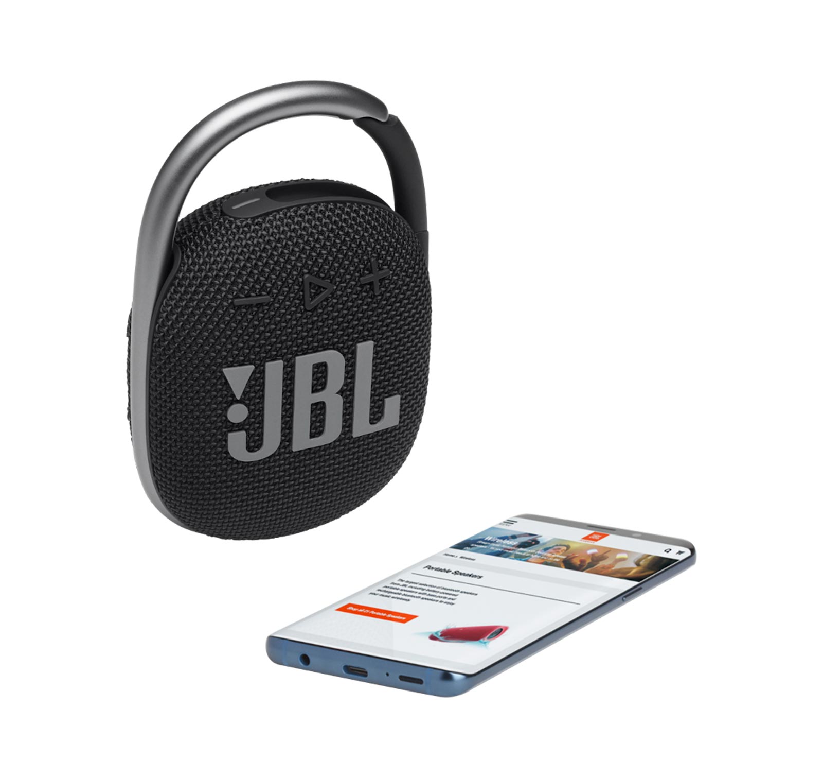 JBL Clip 4 Pink Portable Bluetooth Speaker