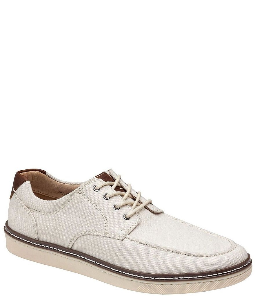 Johnston & Murphy Men's McGuffey Canvas Elastic Lace Slip-Ons