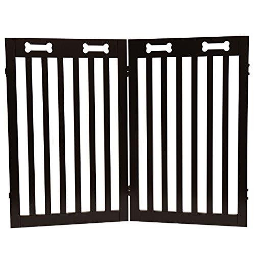 Arf Pets Extension gate Kit, Set of 2 panels - Extension for the Free Standing Wood Dog Gate