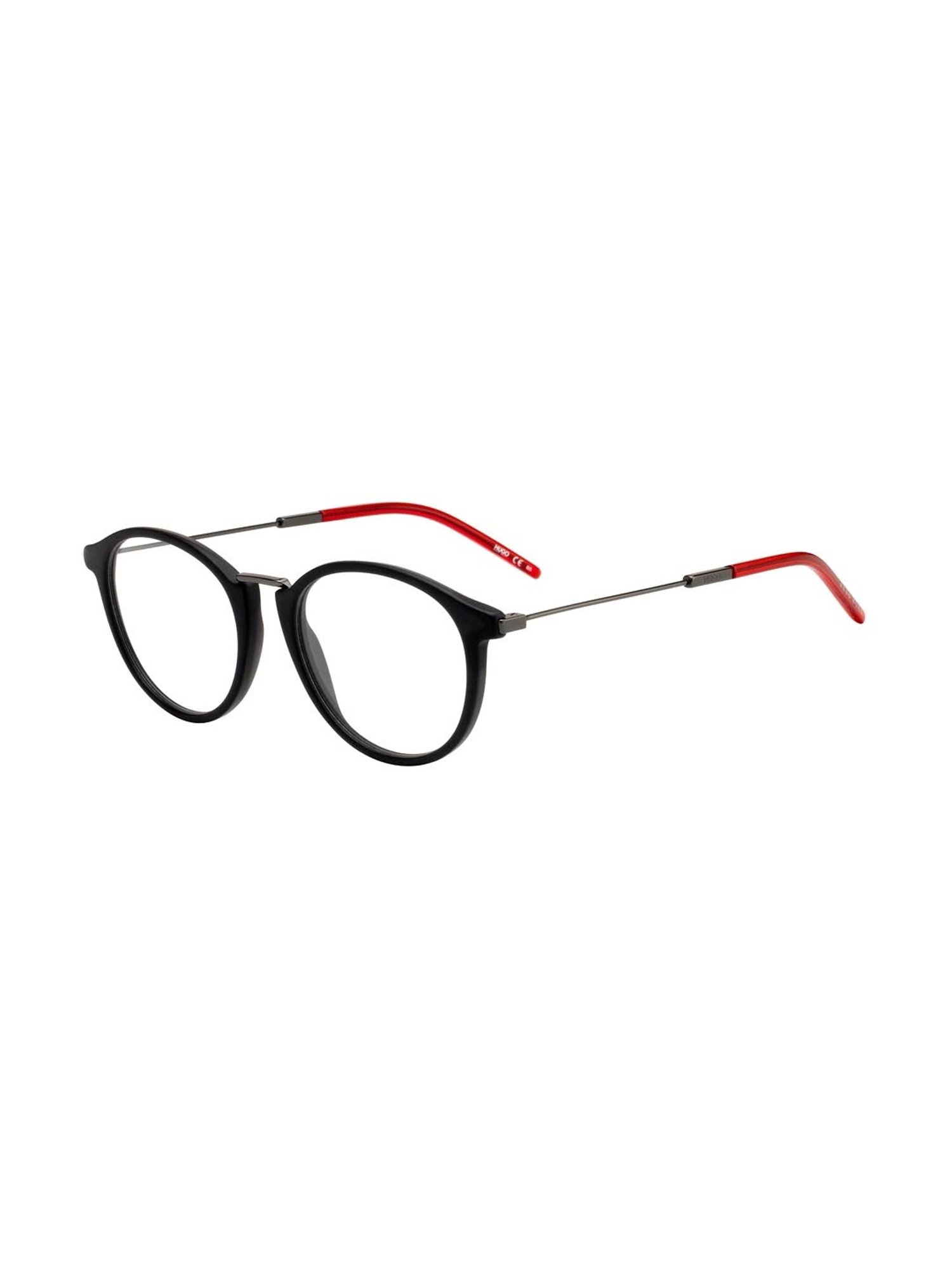 HUGO Black Oval Eye Frames for Men