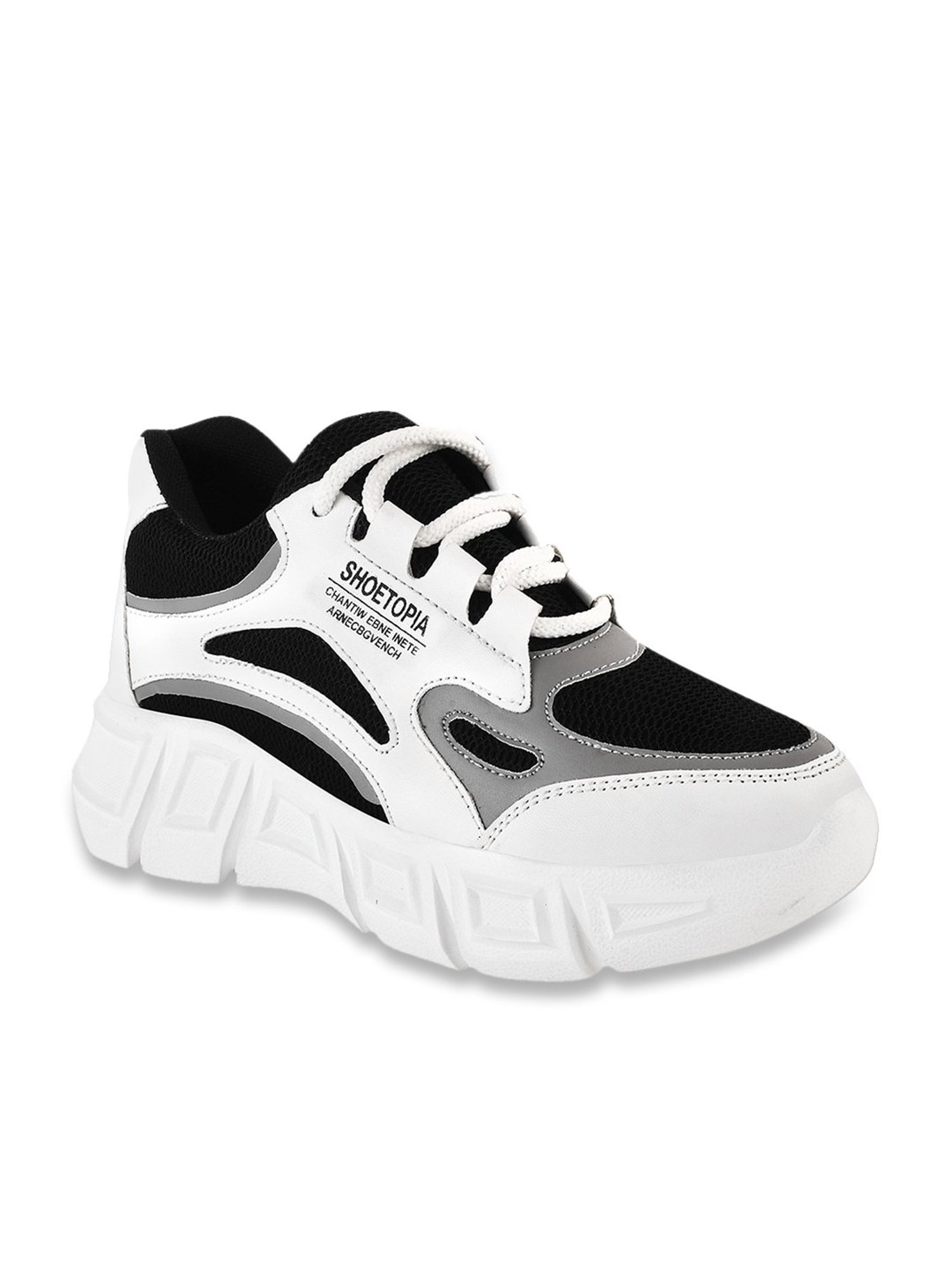 Shoetopia Women's Black Sneakers