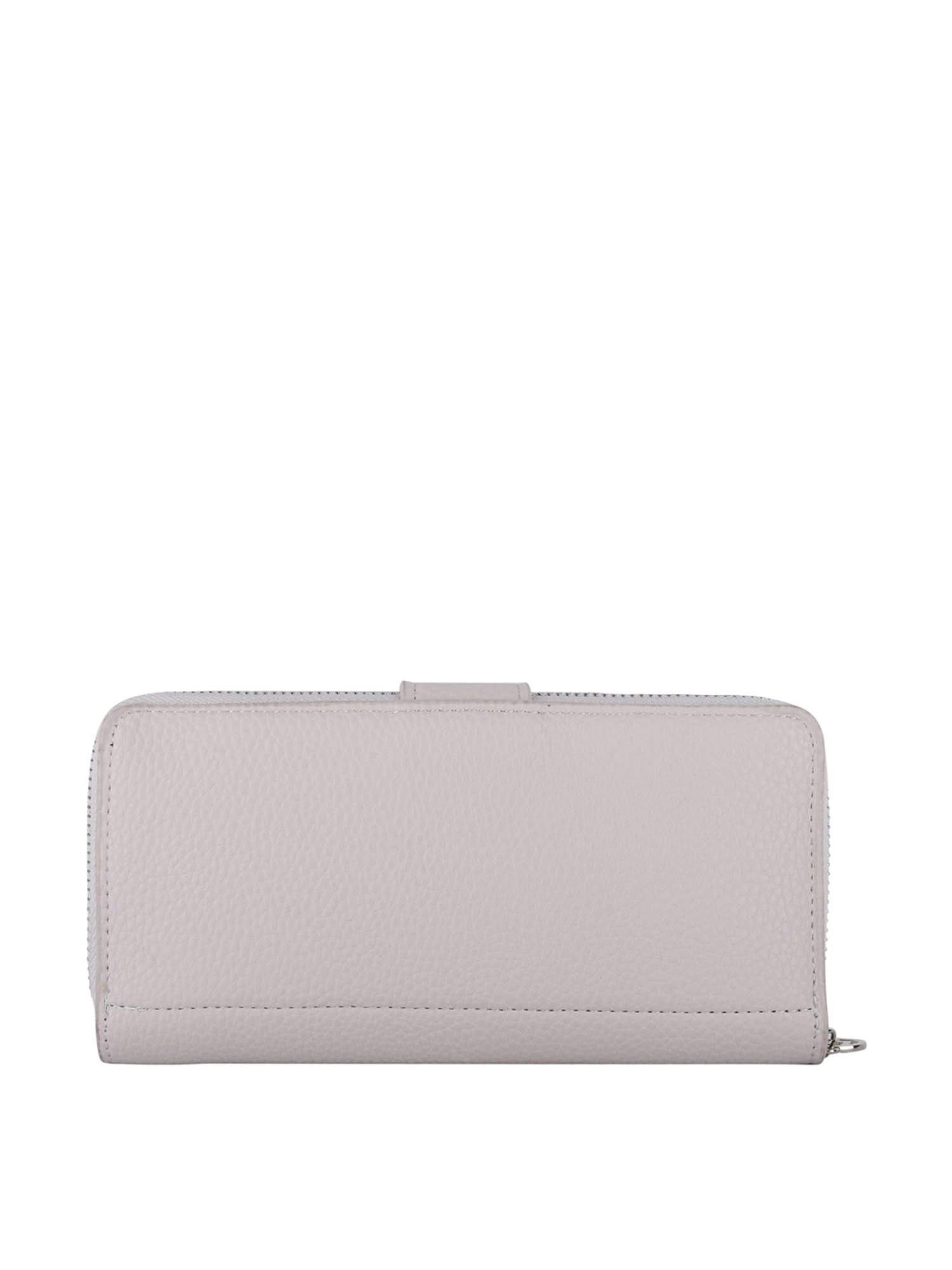 Lino Perros Grey Solid Bi-Fold Wallet for Women