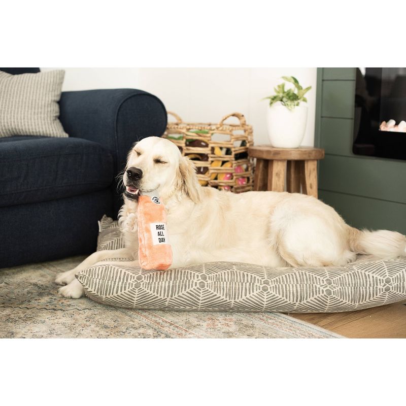 ZippyPaws Happy Hour Crusherz - Rose All Day Dog Toy