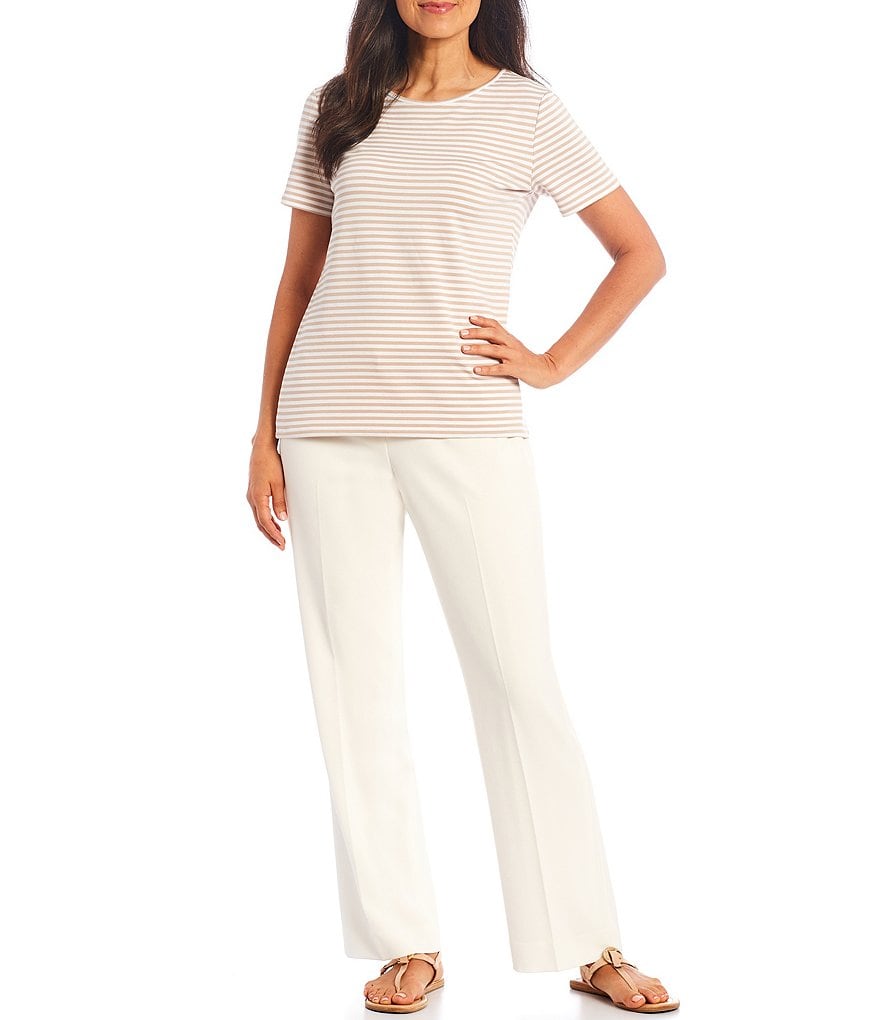 Preston & York Bobbi Striped French Terry Knit Tee