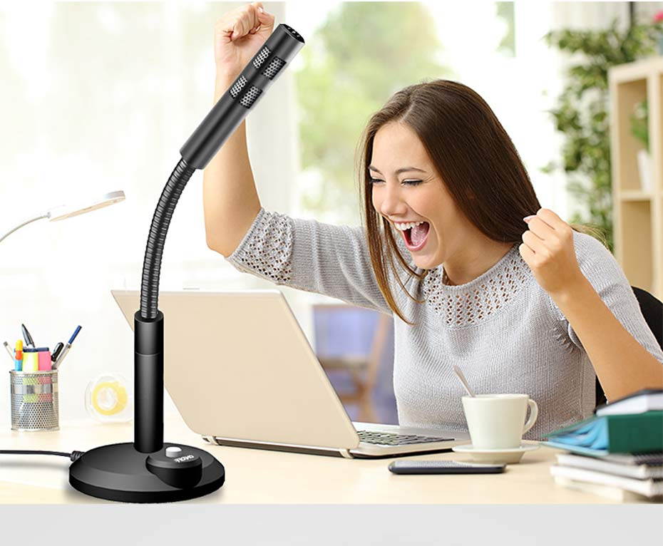 Karaoke Professional Microphone for Computer HD Studio Noise Cancelling USB 3.5mm Microphone Condenser For Recording Vocals PC