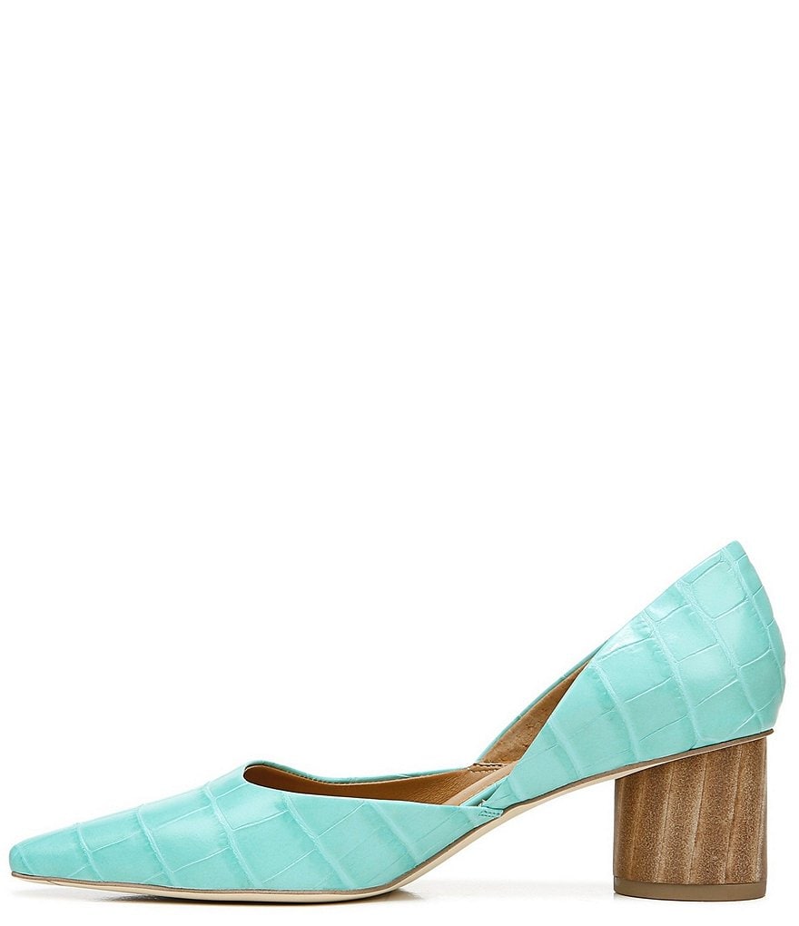 Franco Sarto Rita Croco Leather d'Orsay Pumps