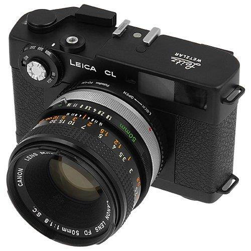 Fotodiox Lens Mount Adapter, Canon FD Lens to Leica M-Series Camera Fits Leica M-Monochrome, M8.2, M9, M9-P and M10