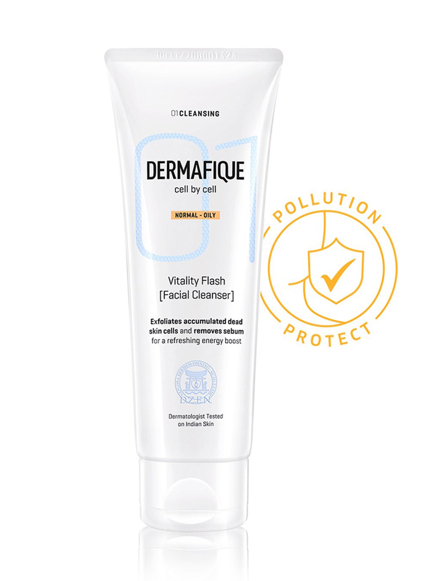 Dermafique Vitality Flash Facial Cleanser - 100 ml