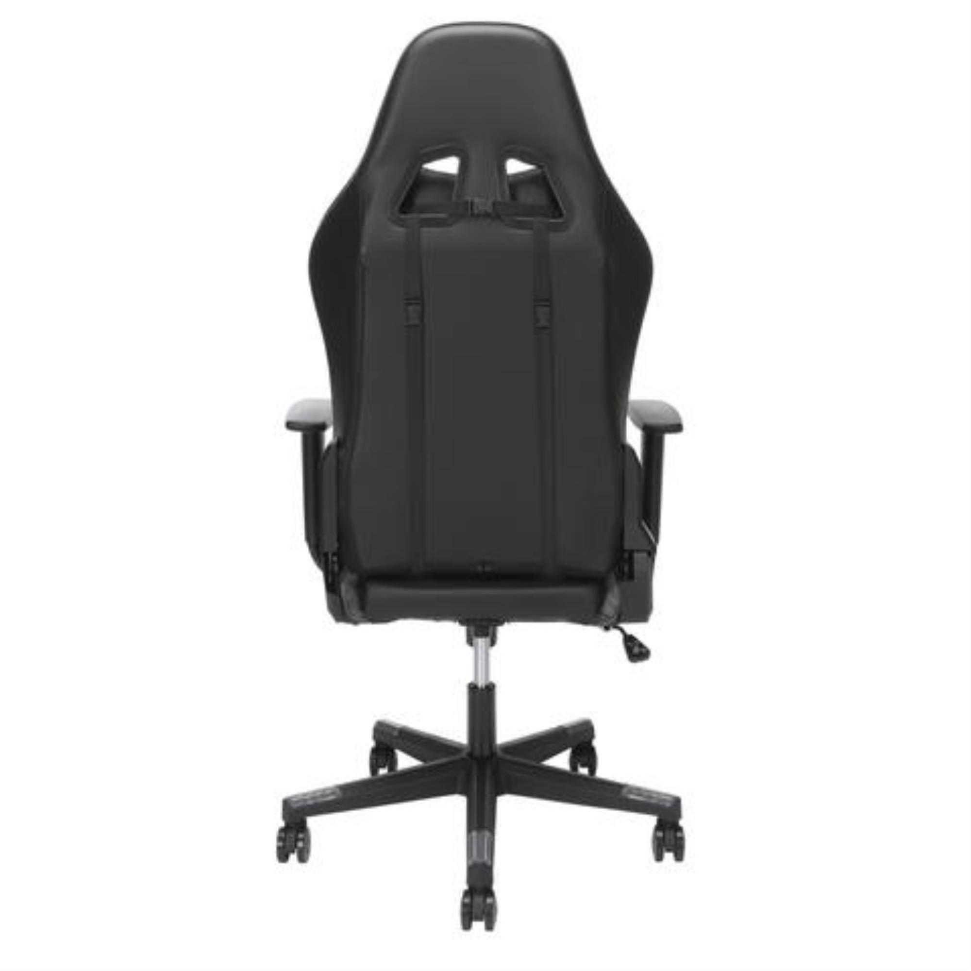 Essentials Collection High Back PU Leather Gaming Chair, with Extendable Footrest, in White (ESS-6075FR-WHT)