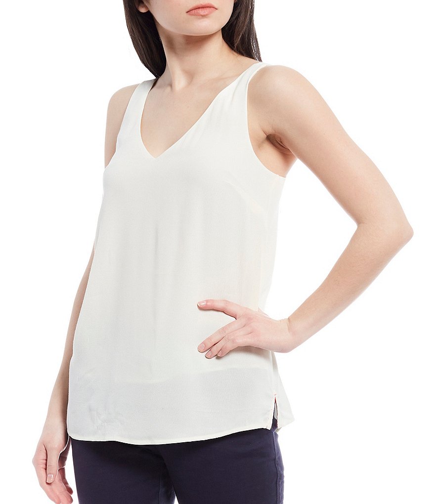 Joules Kyra V-Neck Sleeveless Blouse