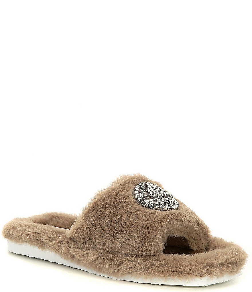 Antonio Melani Lushhh Faux Fur Slippers