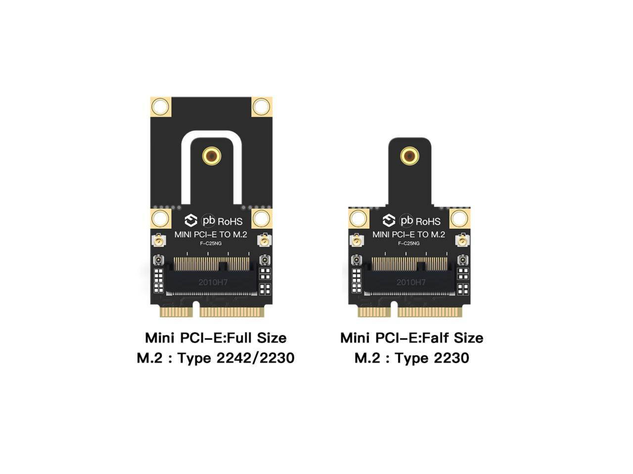 Wireless Mini PCI-E Wi-Fi 6 Intel AX200 Adapter Kit 2974Mbps Bluetooth 5.0 M.2 To Mini PCI Express Full Wifi Card AX200NGW 802.11ax/ac 160Mhz 2.4G/5G MU-MIMO OFDMA Windows 10 For Laptop Desktop
