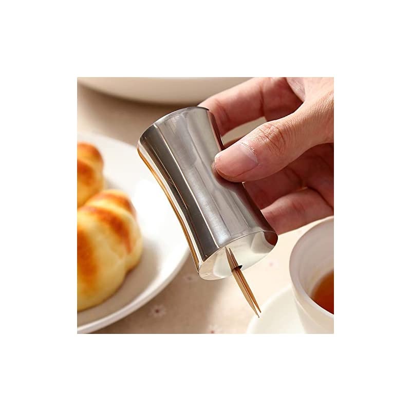 Toothpick Holder Dispenser, Stainless Steel Toothpick Dispenser
