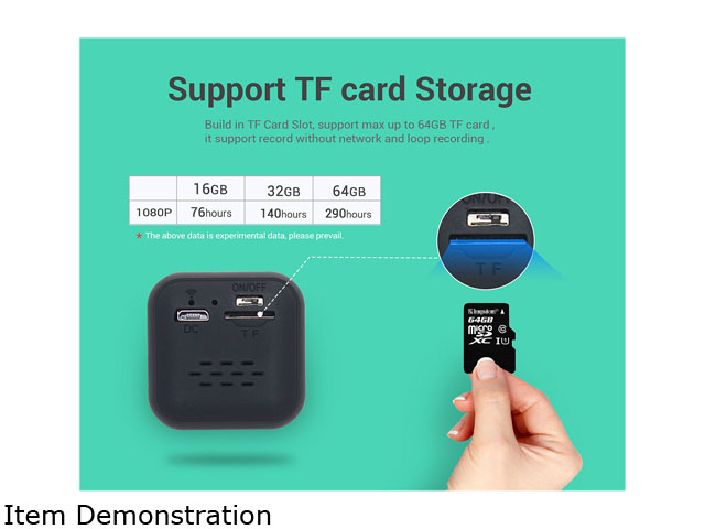 ESCAM G16 1080P Mini WiFi Night Vision Battery Camera with Audio Support AP Hotspot 64GB Card Video Recorder