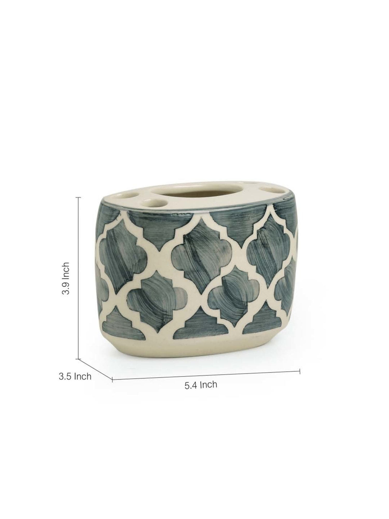 VarEesha Aztec Multicolor Ceramic Bath Accessories - Set of 2