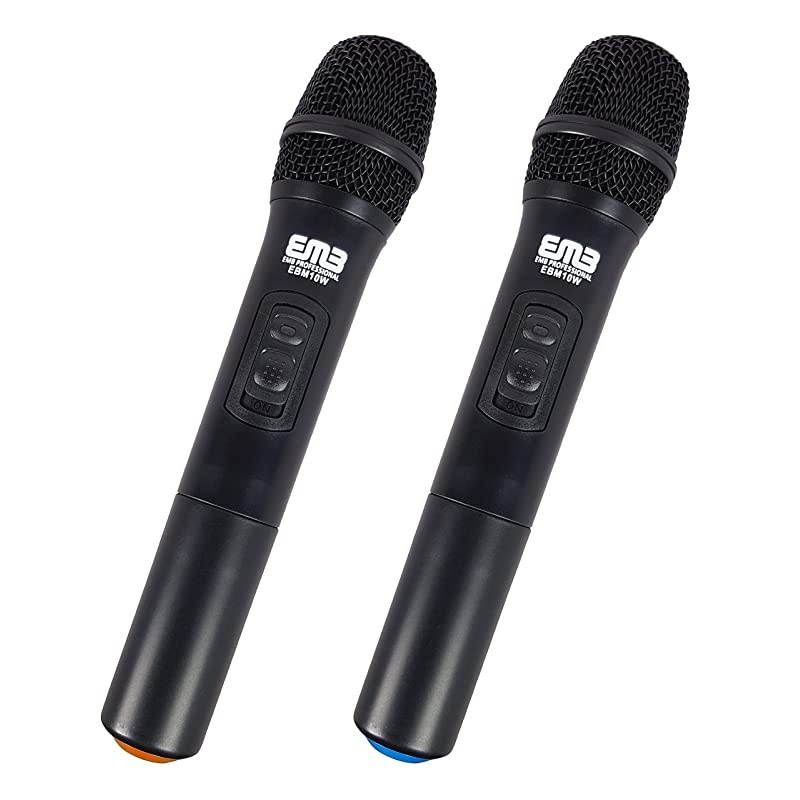 Pro EBM10W Professional Dual VHF Wireless Handheld Microphone System