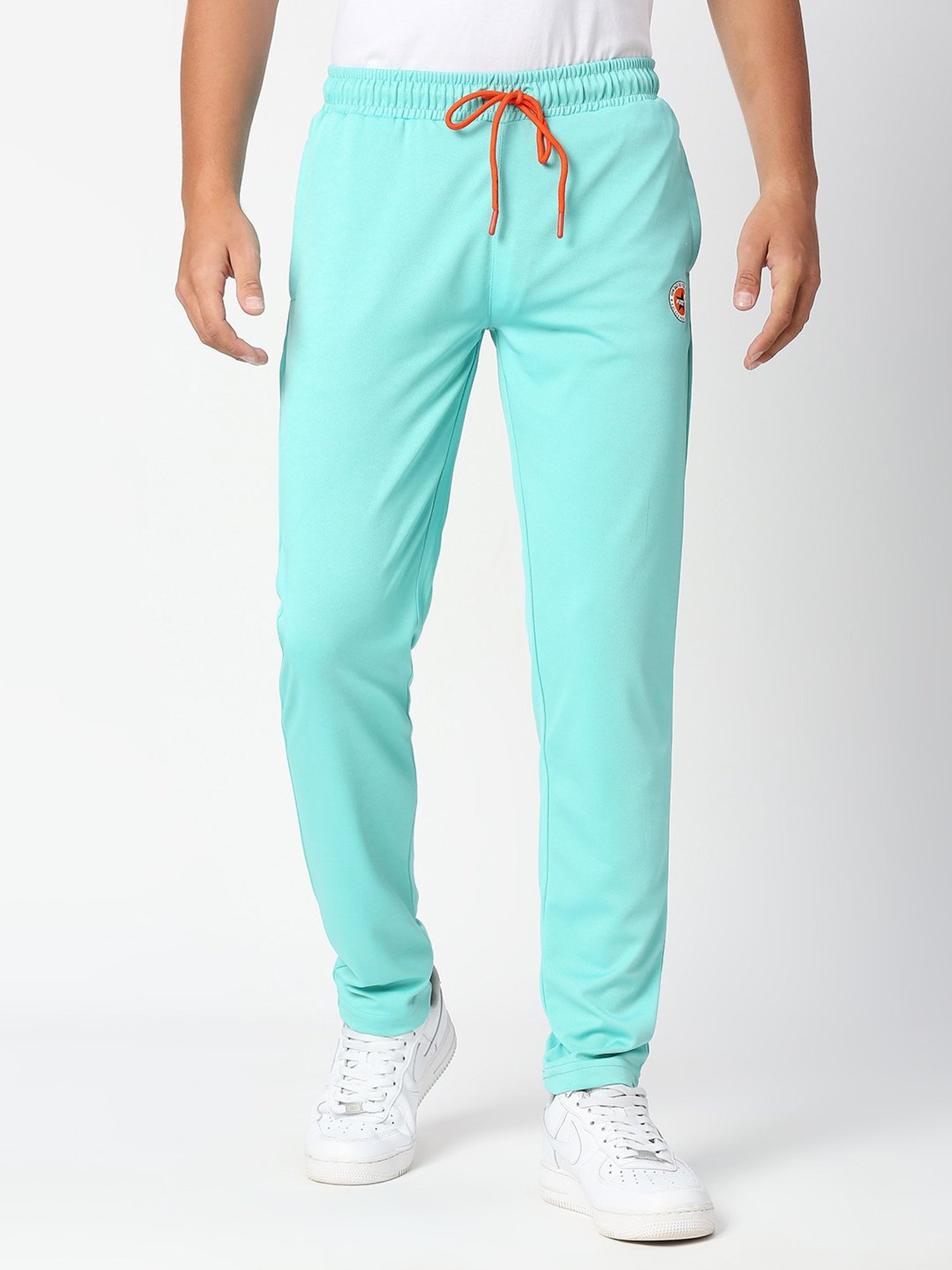 Fitz Turquoise Slim Fit Trackpants