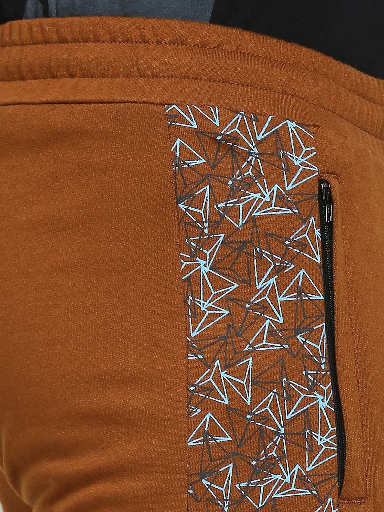 Fitz Brown Slim Fit Trackpants