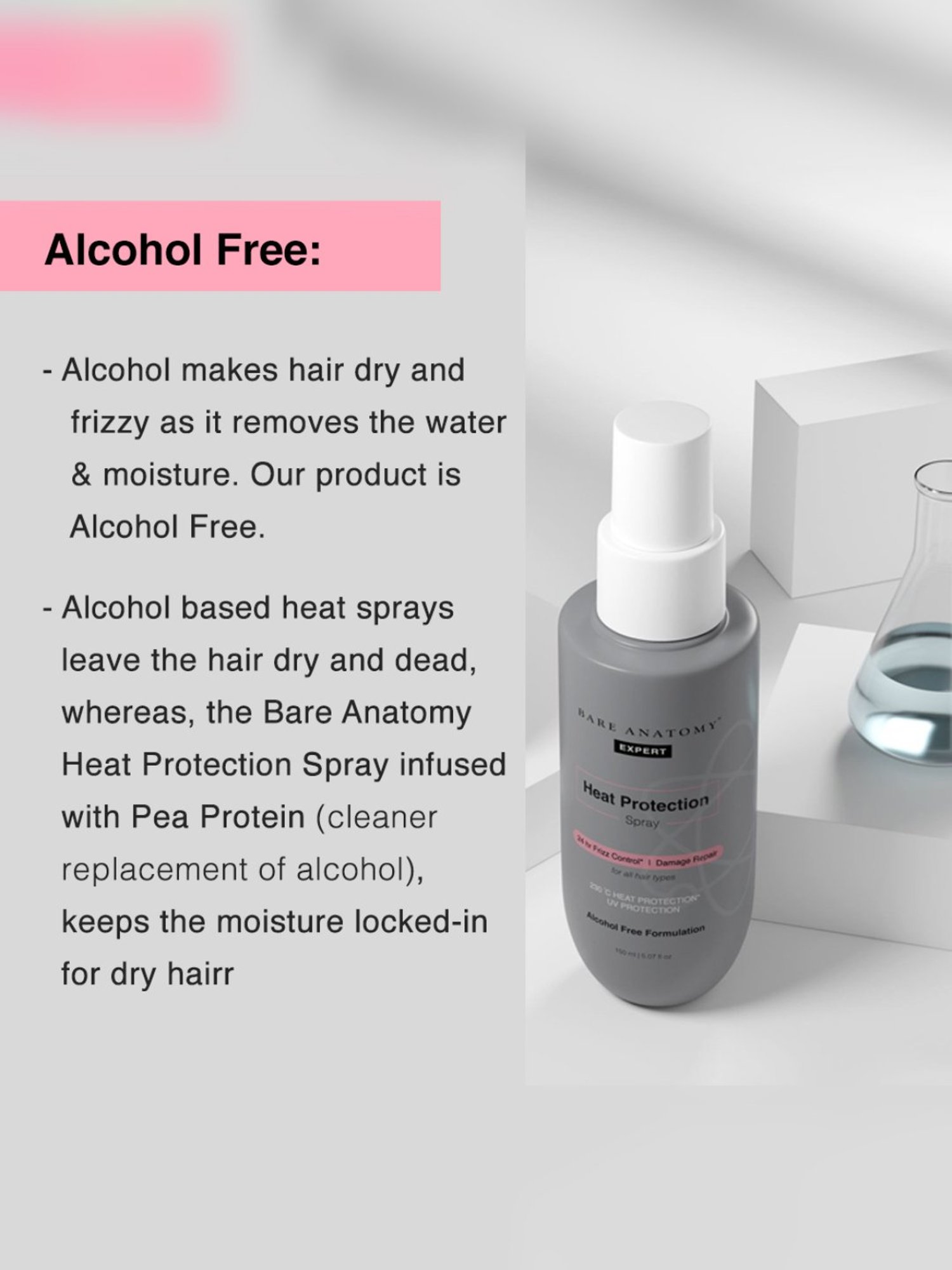 Bare Anatomy Expert Heat Protection Spray - 150 ml