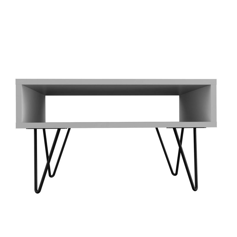 21.06" Nolita Coffee Table with 1 Cubby White - Manhattan Comfort