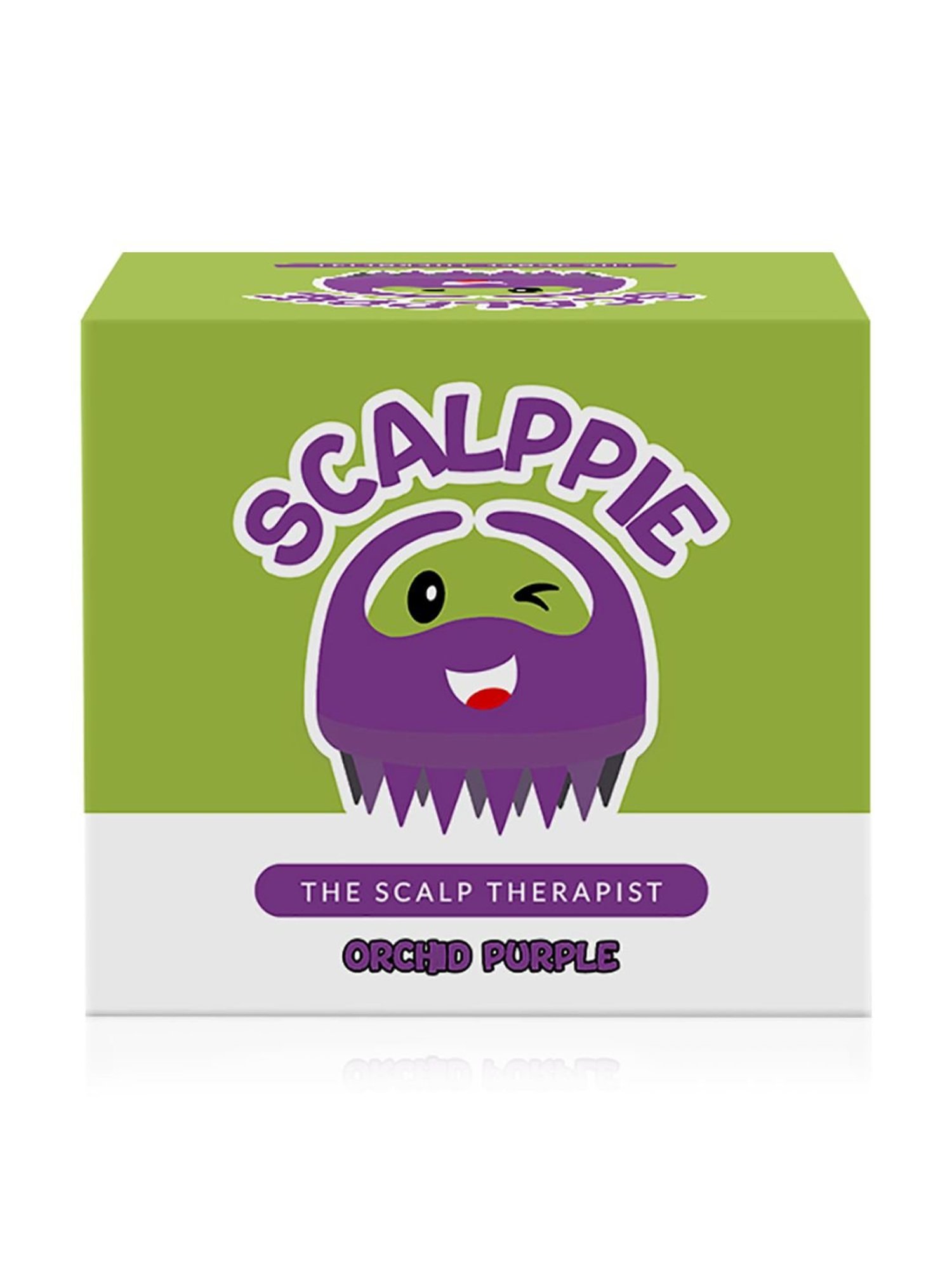 Scalppie Orchid Purple Hair Shampoo Brush & Scalp Massager