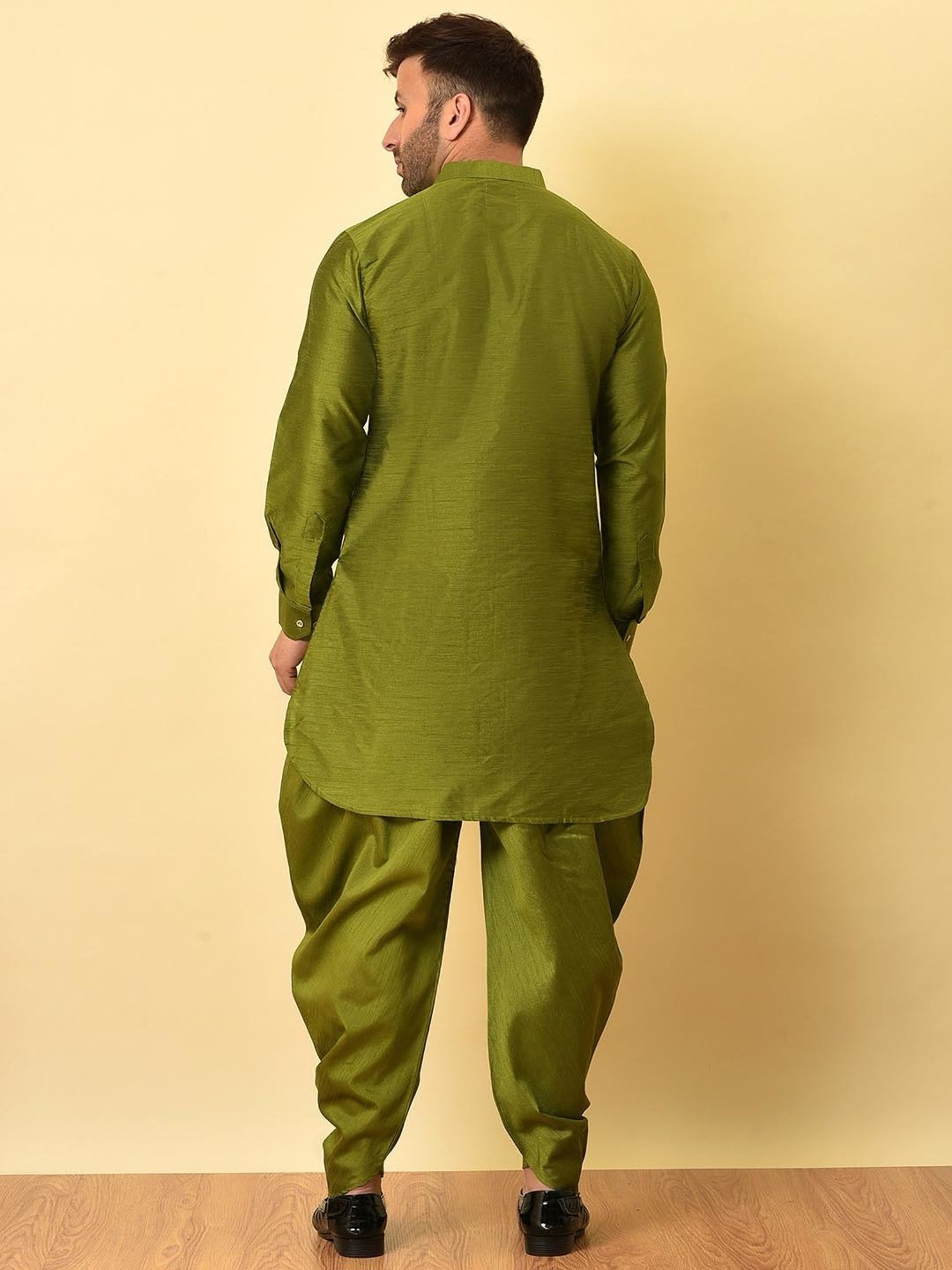 Hangup Green Regular Fit Kurta & Patiala Set