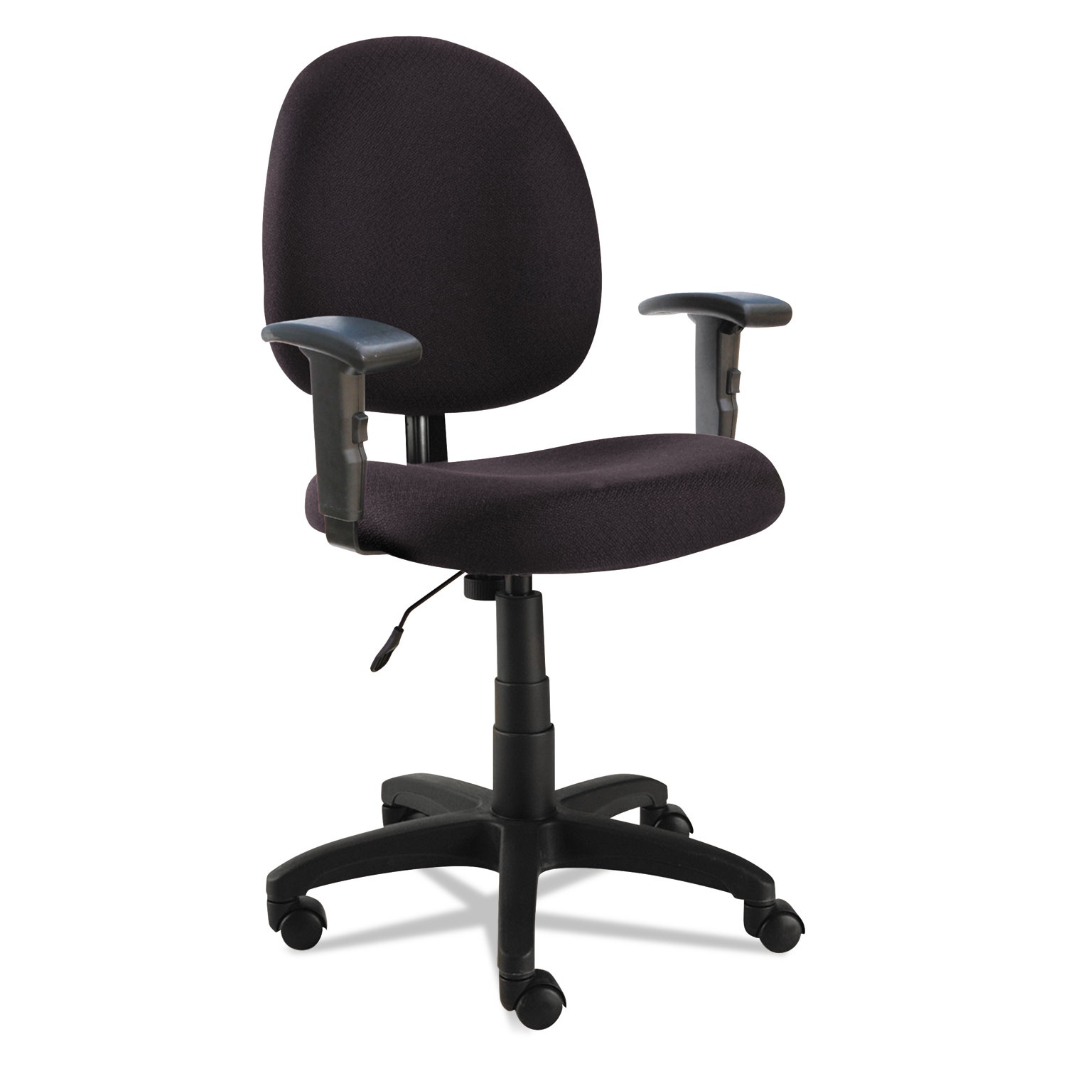 Alera Essentia Series Swivel Task Chair with Adjustable Arms, Black VTA4810