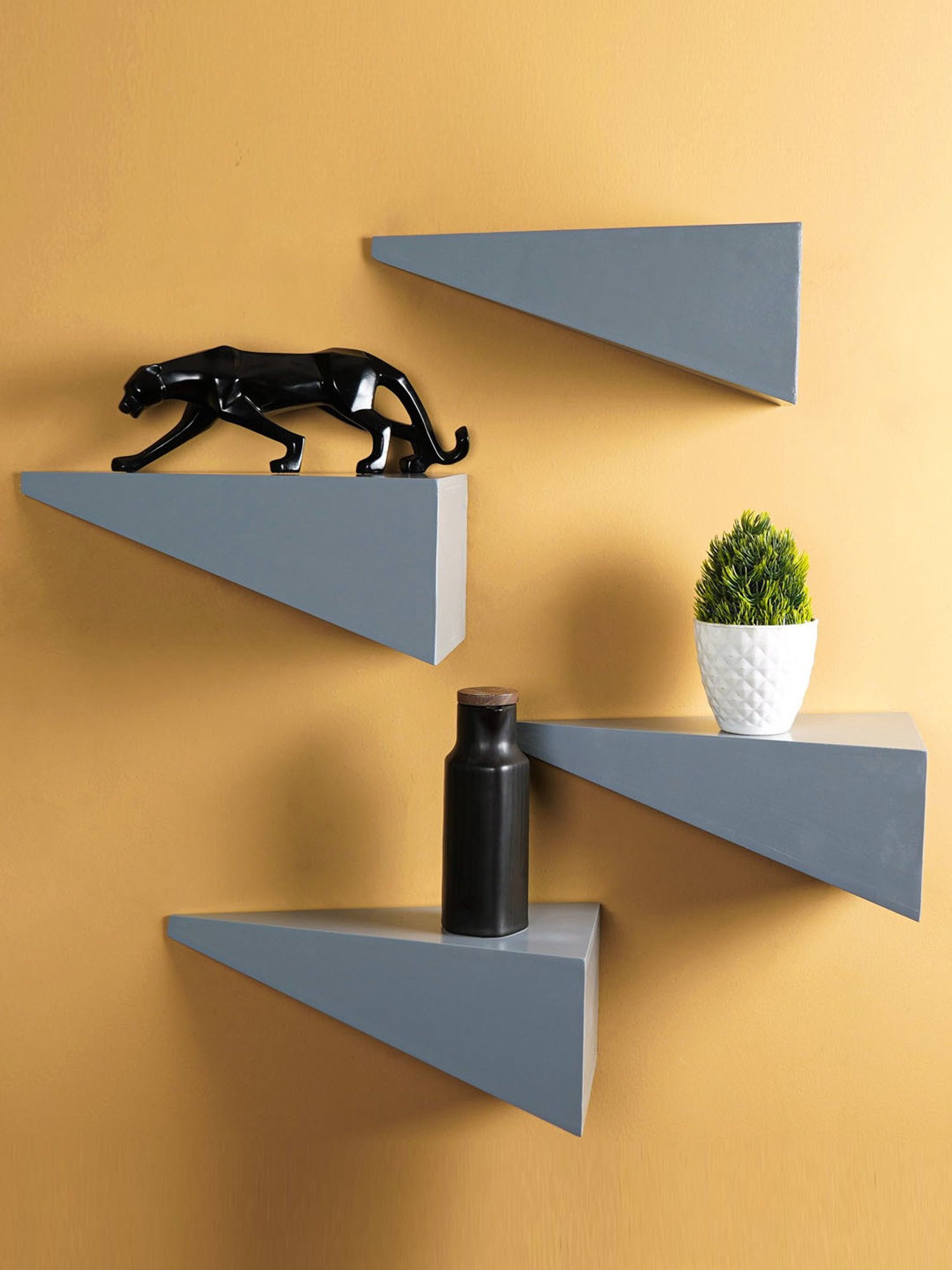 Nilkamal Cora White Engineered Wood TV Entertainment Unit with 2 Shelves