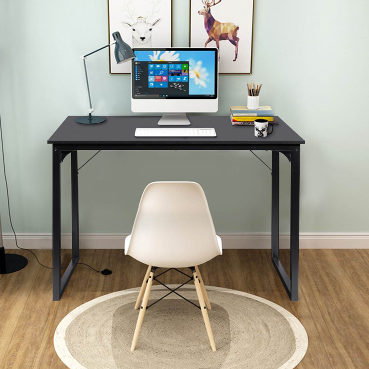 Computer Desk PC Laptop Table Study Workstation Wood Home Office 39"x20"x29"