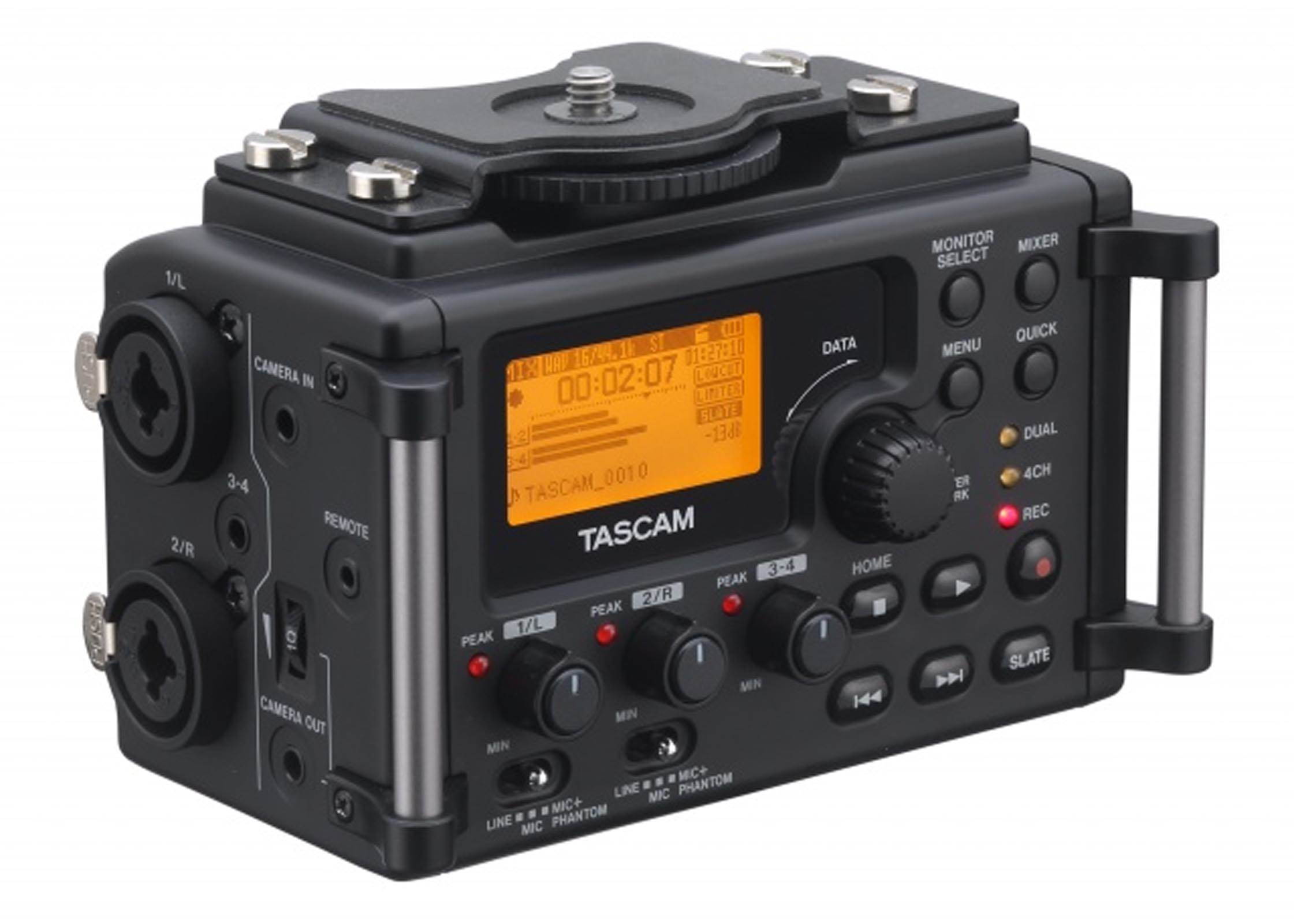 NEW! TASCAM DR-60D 4 Channel Linear PCM Audio Portable DSLR Film Recorder/Mixer