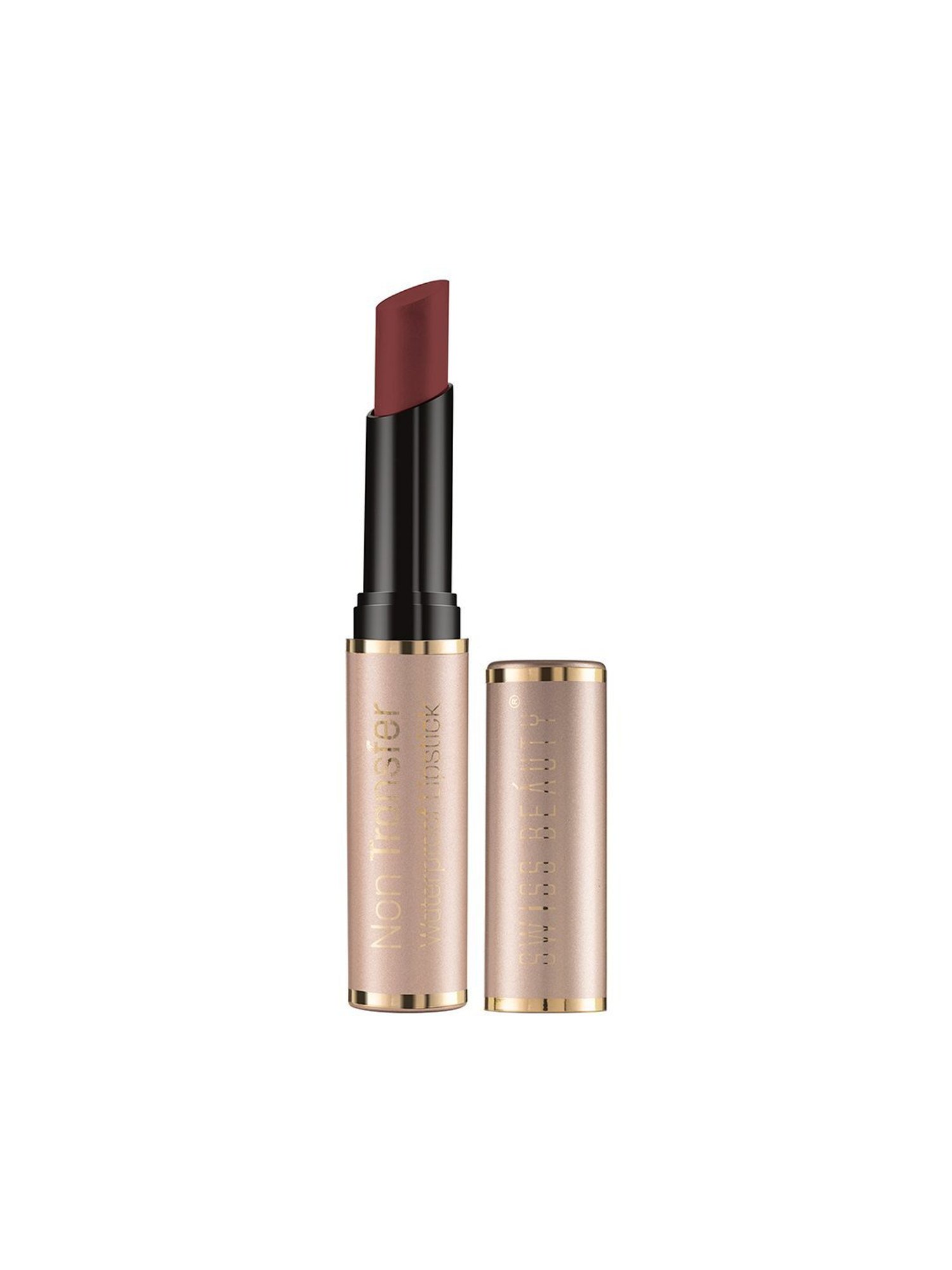 SWISS BEAUTY Non-Transfer & Waterproof Lipstick Bronze - 3 gm