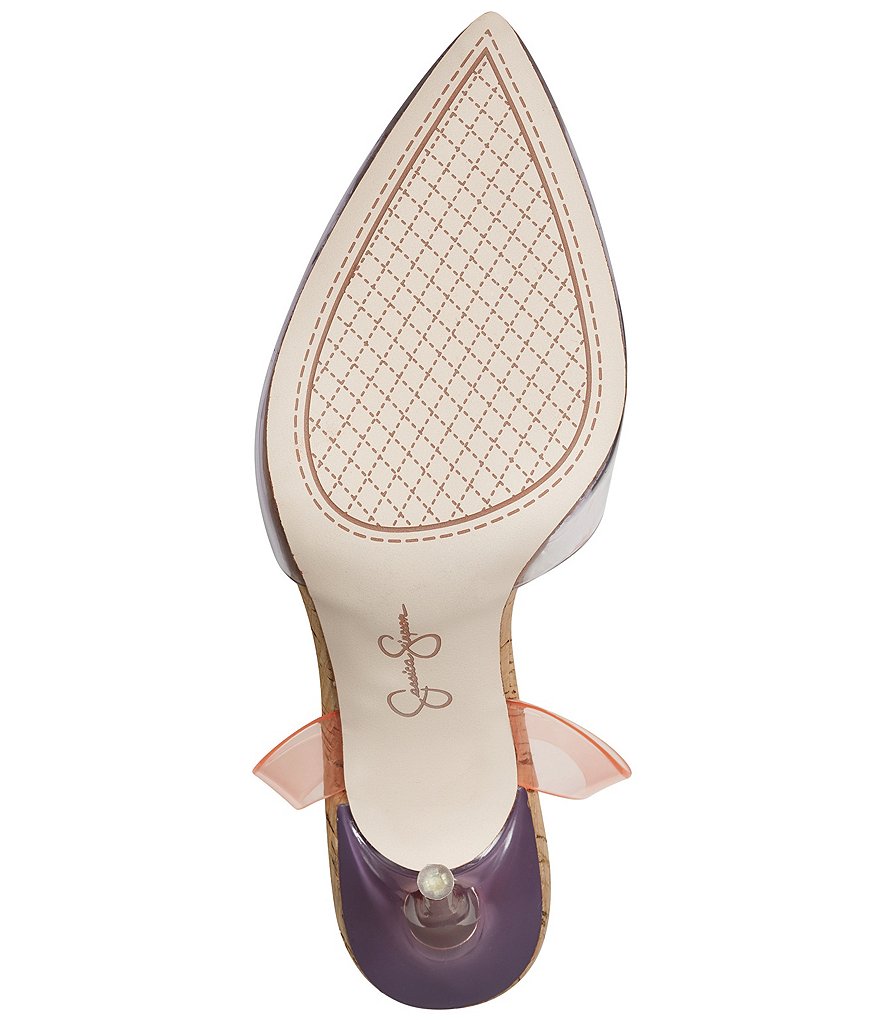 Trotters Kari Pearlized Leather Block-Heel Pumps