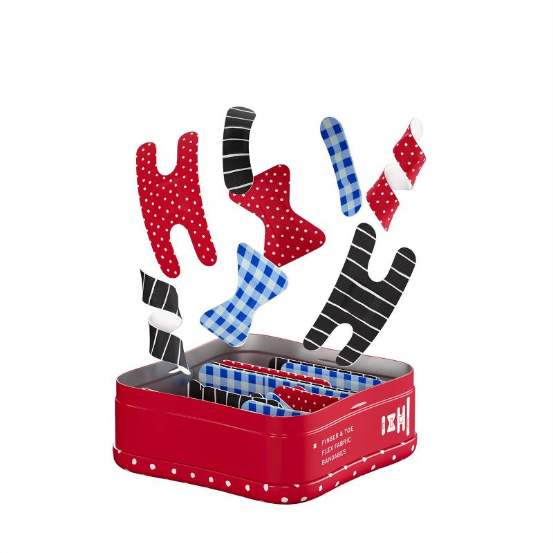 Welly Handy Bandies Finger & Toe Flex Fabric Assorted Bandages - 24ct