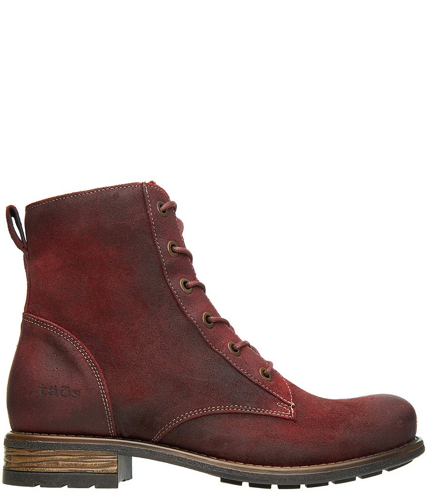 Taos Footwear Boot Camp Suede Faux Fur Lined Booties