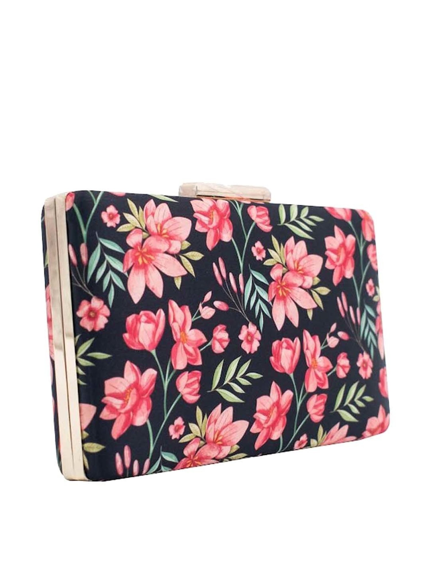 Sugarcrush Black Printed Clutch