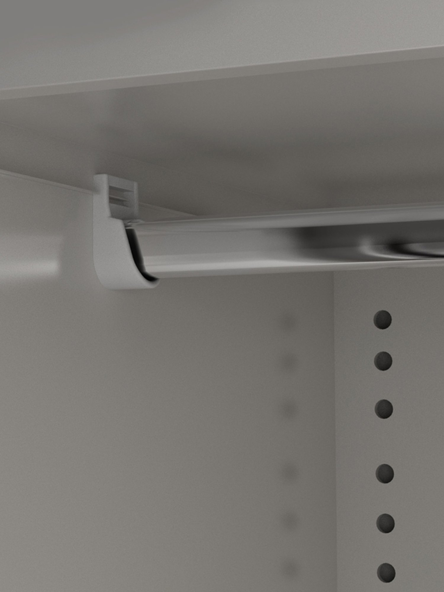 Godrej Interio Slimline 2-Door Steel Almirah, Tex Sea Pine (1-Year Warranty, 1 Locker)