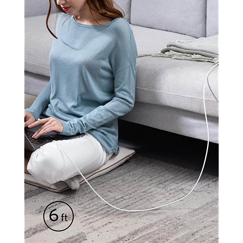 USB C Cable 100W 6ft  Powerline III USB C to USB C Charger Cable 20 Type C Charging Cable for MacBook Pro 2020 iPad Pro 2020 iPad Air 4 Galaxy S20 Plus S9 Pixel Switch LG V20 and More