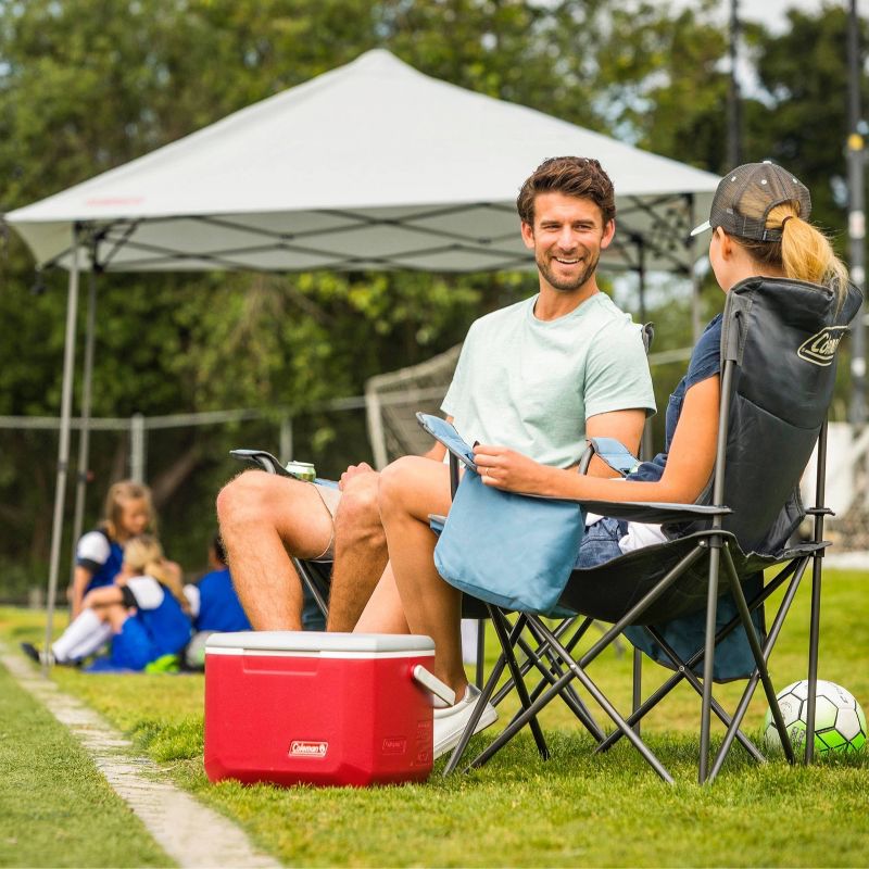 Mac Sports Heavy Duty Collapsible Folding All Terrain Beach Wagon, Red and Grey