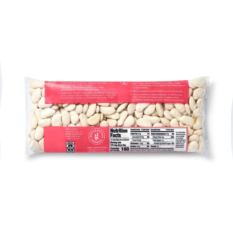 Dry Large Lima Beans - 1lb - Good & Gather™