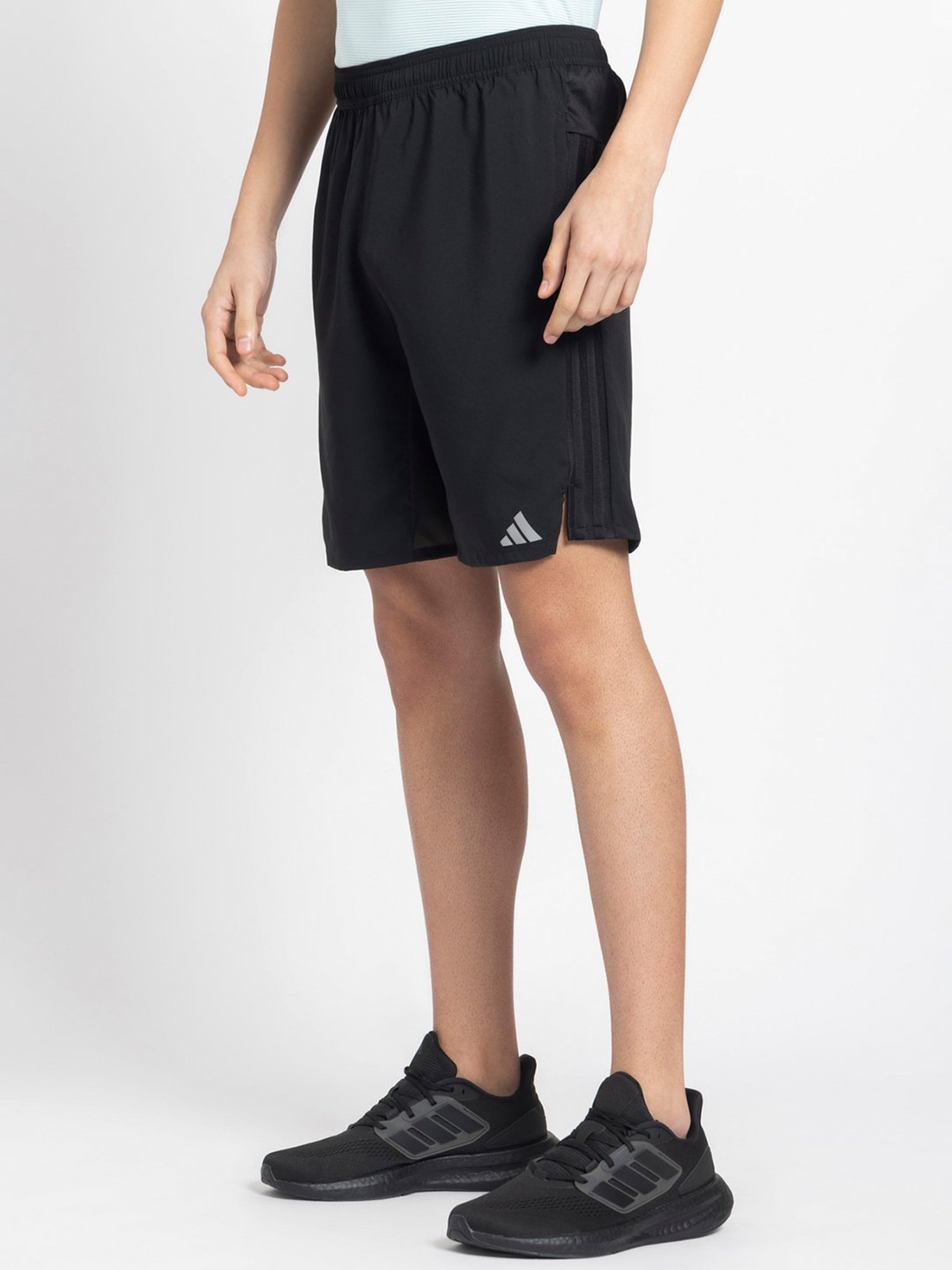 Reebok Black Regular Fit Sports Shorts