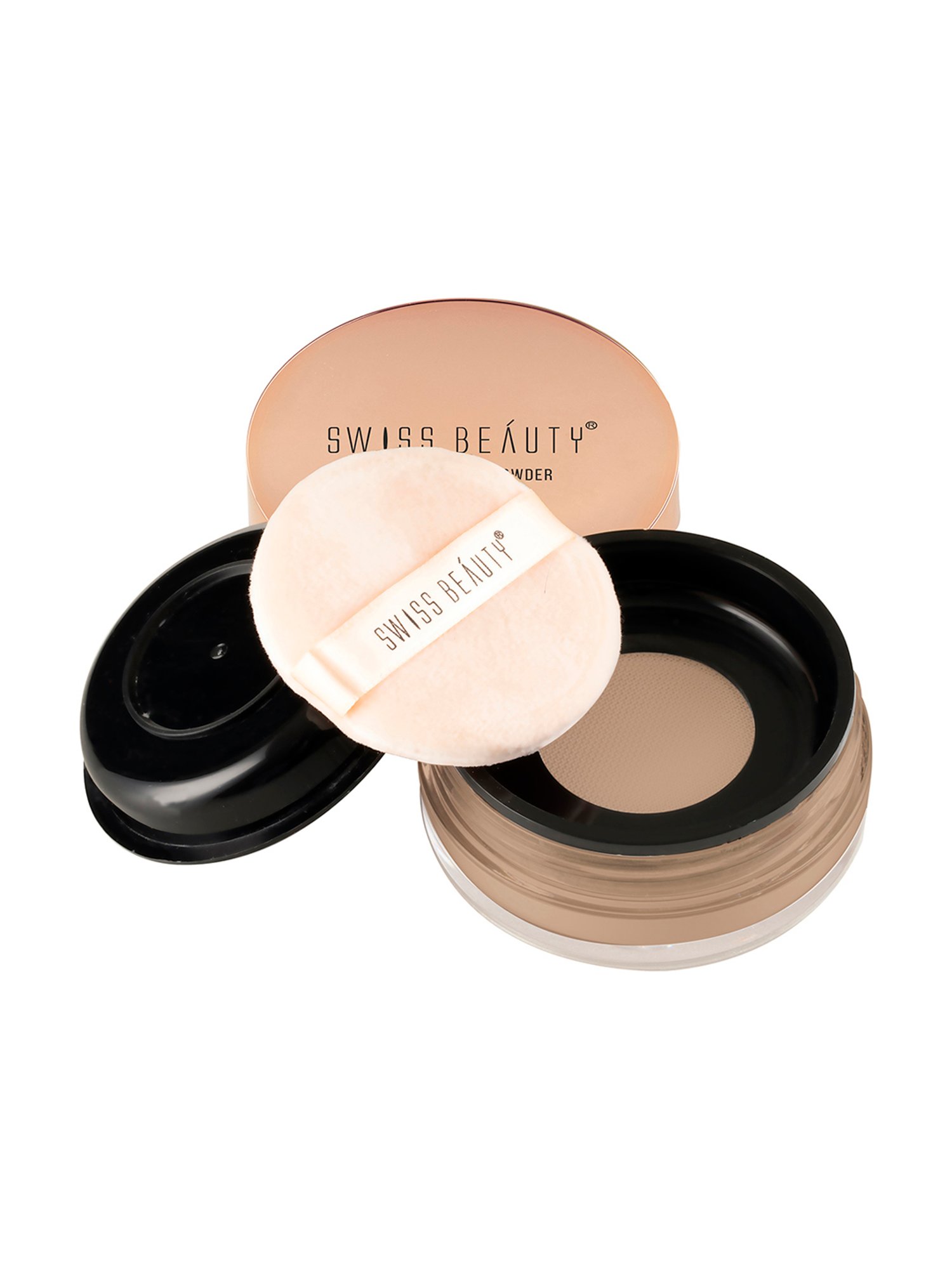 SWISS BEAUTY Ultra Fine Matte Loose Finish Powder Medium Moyen - 8 gm