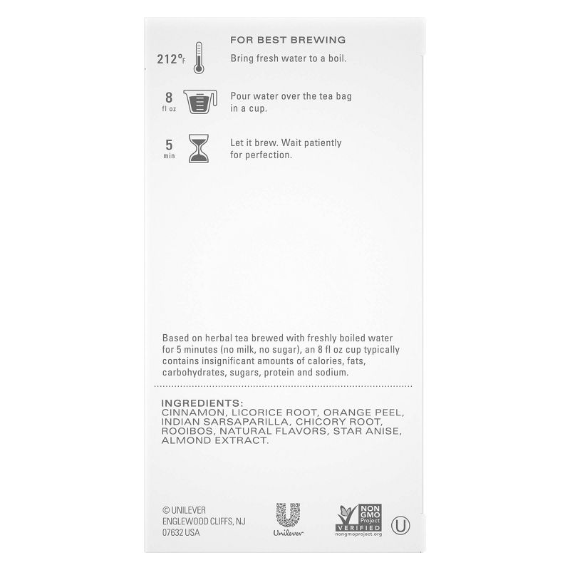 Tazo Sweet Cinnamon Spice Herbal Tea - 20ct