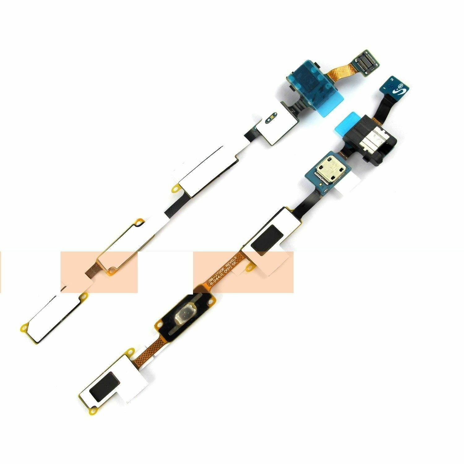 OEM Home Button Sensor Key + Audio Jack Flex Cable For   Galaxy J7 J700