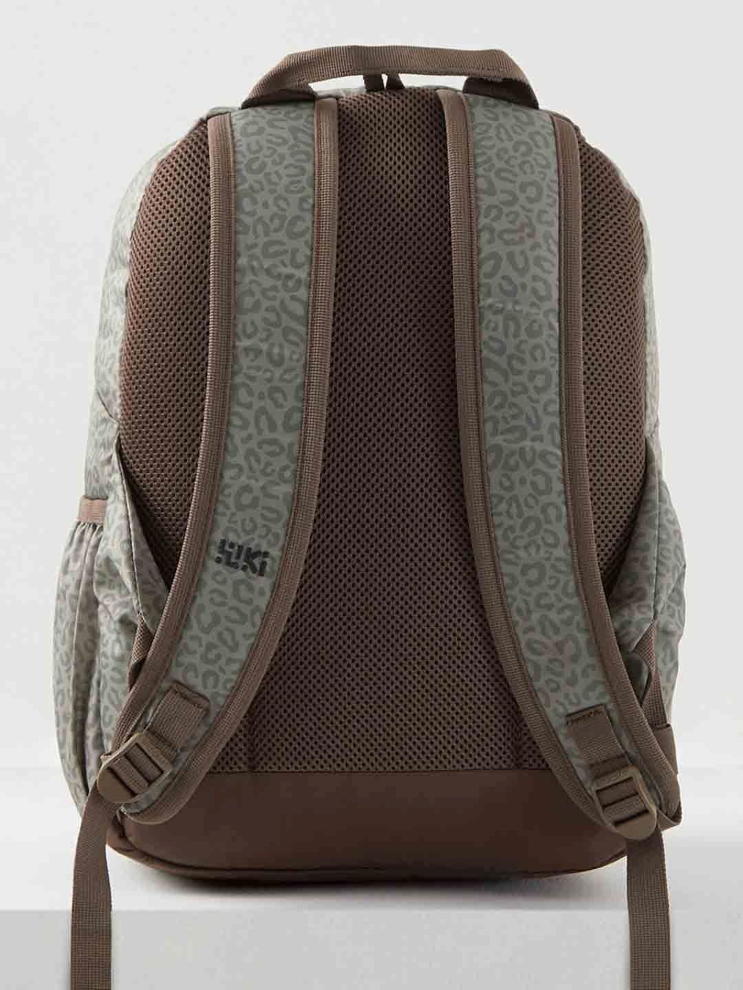 Wiki Back to School 1 Beige Polyester Printed Backpack - 22 Ltrs